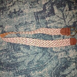 Braided Floral Belt